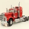 Iconic Replicas - Australian Kenworth W900 6x4 Prime Mover Truck Red - Scale 1:50