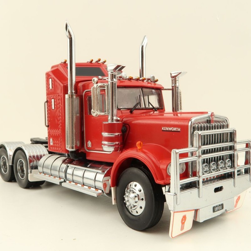 Iconic Replicas - Australian Kenworth W900 6x4 Prime Mover Truck Red - Scale 1:50