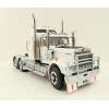 Iconic Replicas - Australian Kenworth W900 6x4 Prime Mover Truck White Black Spider Wheels - Scale 1:50