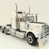 Iconic Replicas - Australian Kenworth W900 6x4 Prime Mover Truck White Black Spider Wheels - Scale 1:50