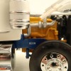 Iconic Replicas - Australian Kenworth W900 6x4 Prime Mover Truck White Blue Metallic - Scale 1:50