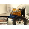 Iconic Replicas - Australian Kenworth W900 6x4 Prime Mover Truck White Blue Metallic - Scale 1:50