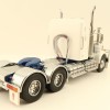 Iconic Replicas - Australian Kenworth W900 6x4 Prime Mover Truck White Blue Metallic - Scale 1:50