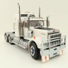 Iconic Replicas - Australian Kenworth W900 6x4 Prime Mover Truck White Blue Spider Wheels - Scale 1:50