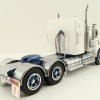 Iconic Replicas - Australian Kenworth W900 6x4 Prime Mover Truck White Blue Spider Wheels - Scale 1:50