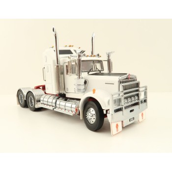 Iconic Replicas - Australian Kenworth W900 6x4 Prime Mover Truck White Red - Scale 1:50
