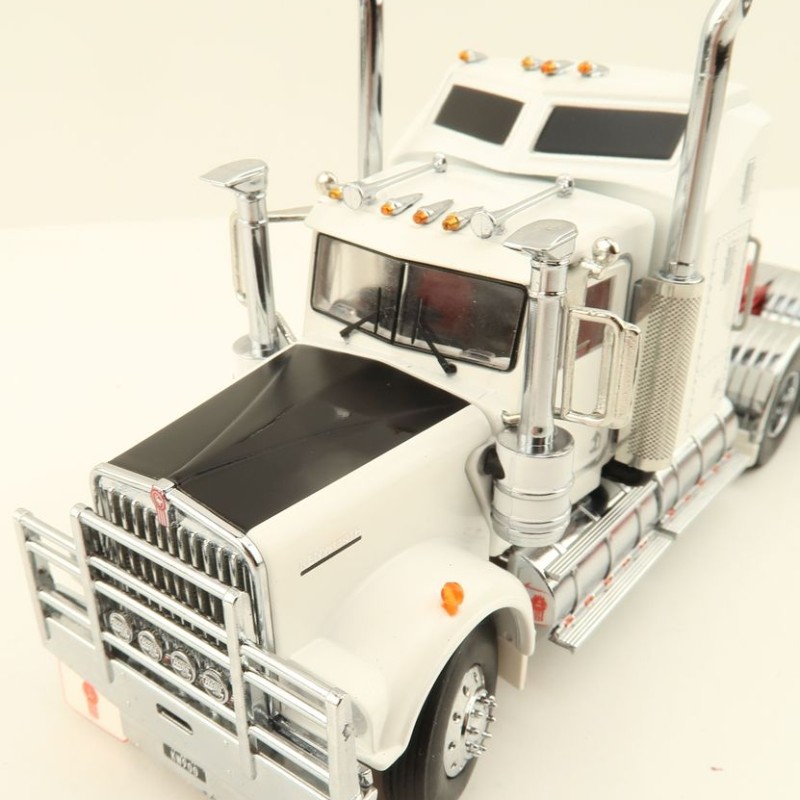 Iconic Replicas - Australian Kenworth W900 6x4 Prime Mover Truck White Red - Scale 1:50