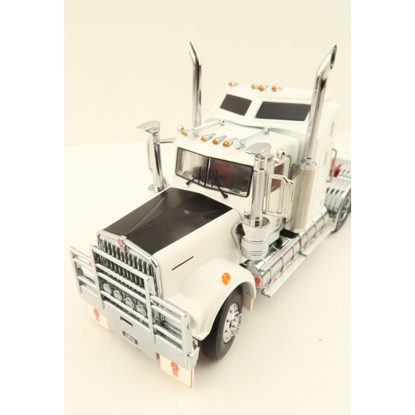Iconic Replicas - Australian Kenworth W900 6x4 Prime Mover Truck White Red - Scale 1:50