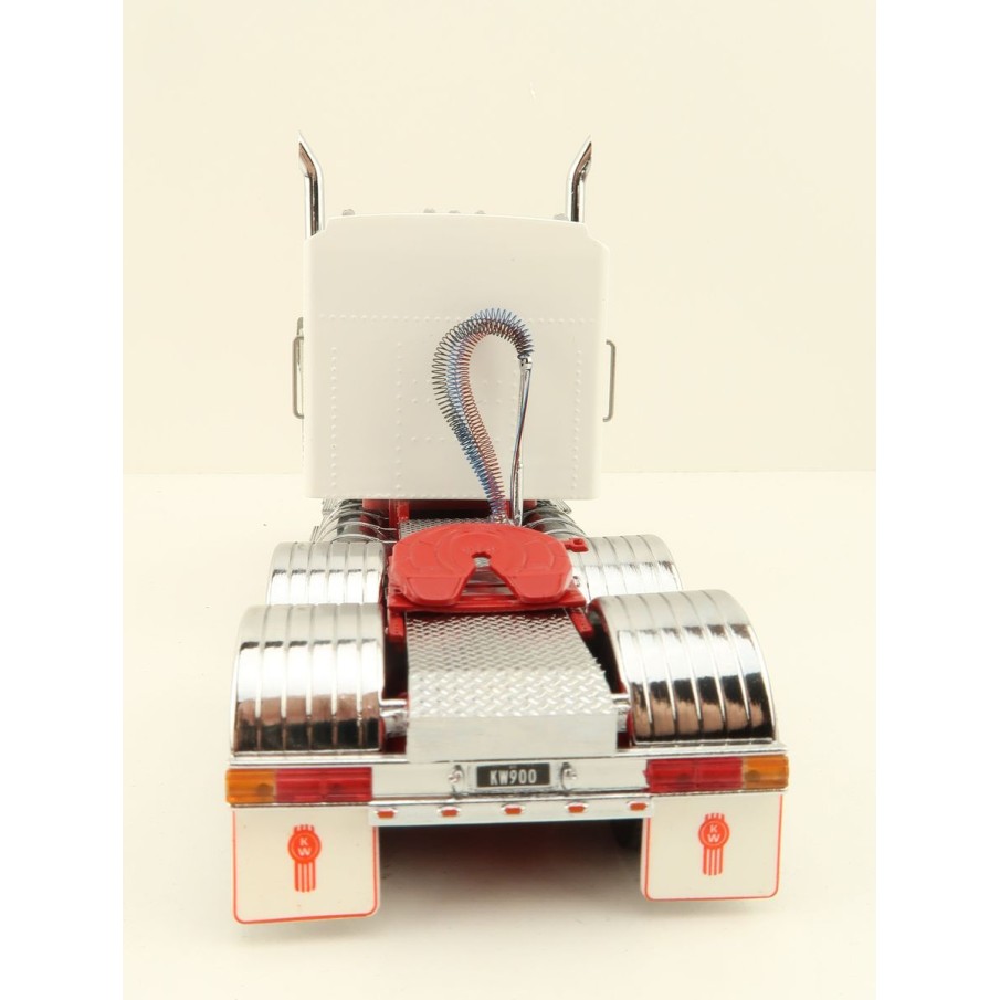 Iconic Replicas - Australian Kenworth W900 6x4 Prime Mover Truck White Red - Scale 1:50