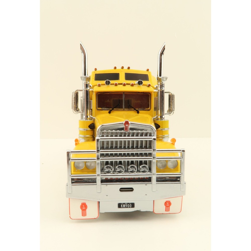 Iconic Replicas - Australian Kenworth W900 6x4 Prime Mover Truck Yellow - Scale 1:50