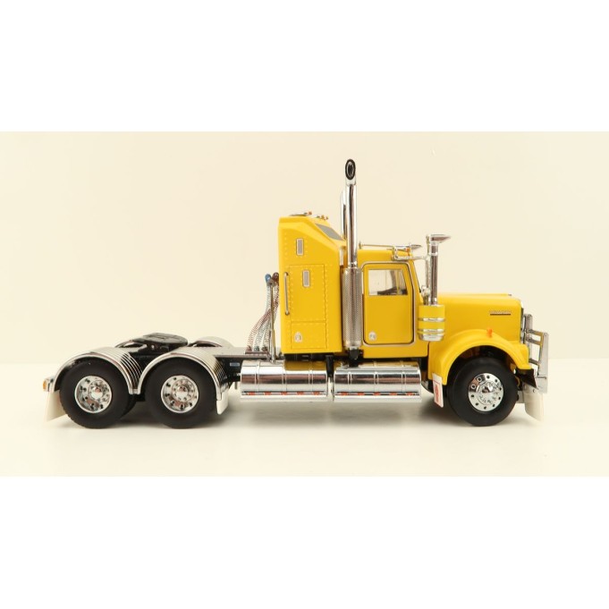 Iconic Replicas - Australian Kenworth W900 6x4 Prime Mover Truck Yellow - Scale 1:50