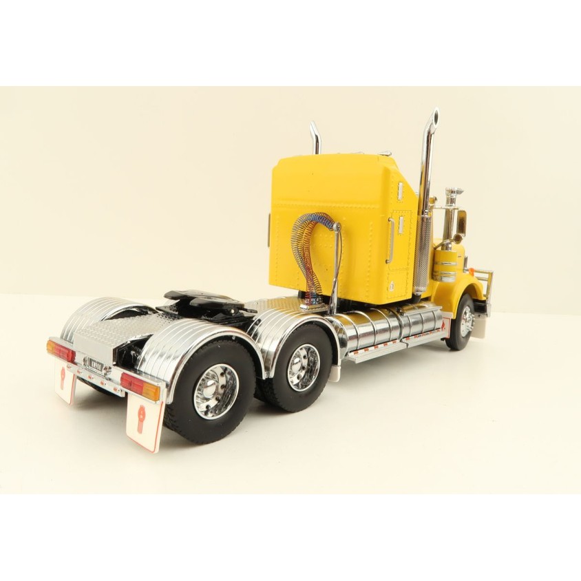 Iconic Replicas - Australian Kenworth W900 6x4 Prime Mover Truck Yellow - Scale 1:50