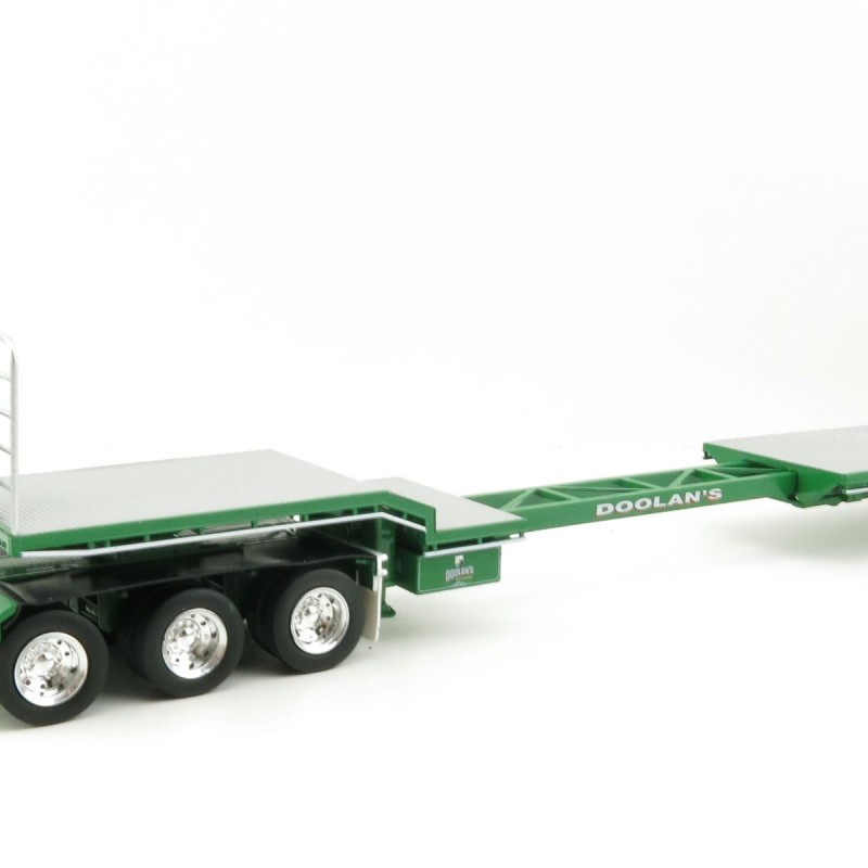 Iconic Replicas - Custom Transport Equipment CTE 45' Extendable Drop Deck Trailer with 3axle Dolly Doolans - Scale 1:50