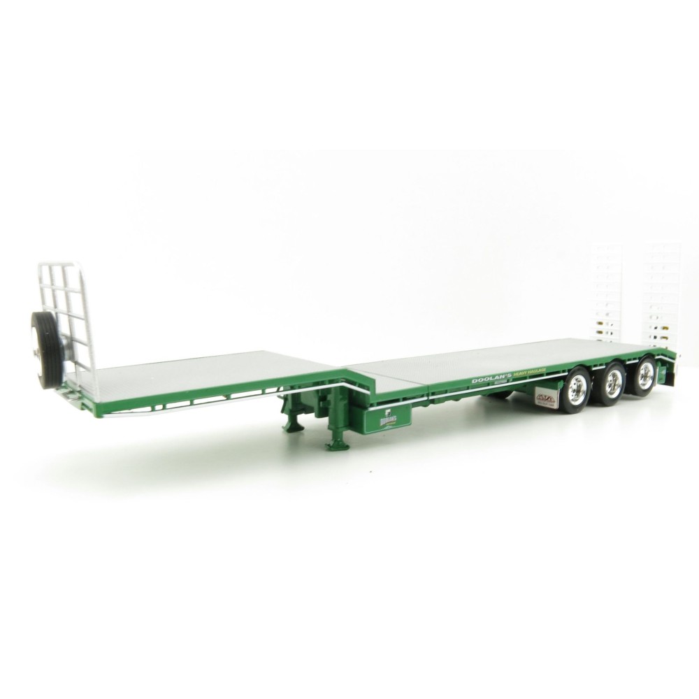 Iconic Replicas - Custom Transport Equipment CTE 45' Extendable Drop Deck Trailer with 3axle Dolly Doolans - Scale 1:50