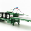 Iconic Replicas - Custom Transport Equipment CTE 45' Extendable Drop Deck Trailer with 3axle Dolly Doolans - Scale 1:50