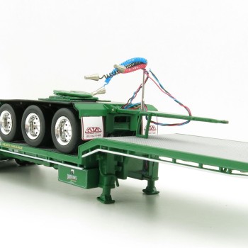 Iconic Replicas - Custom Transport Equipment CTE 45' Extendable Drop Deck Trailer with 3axle Dolly Doolans - Scale 1:50