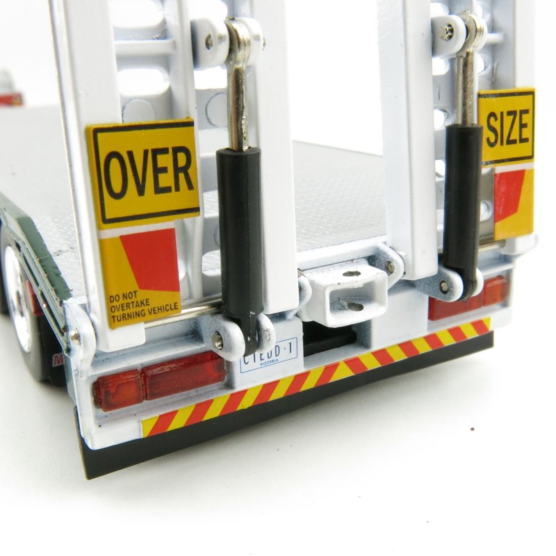 Iconic Replicas - Custom Transport Equipment CTE 45' Extendable Drop Deck Trailer with 3axle Dolly Membreys - Scale 1:50