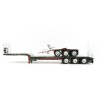 Iconic Replicas - Custom Transport Equipment CTE 45' Extendable Drop Deck Trailer with 3axle Dolly Membreys - Scale 1:50