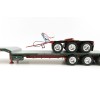 Iconic Replicas - Custom Transport Equipment CTE 45' Extendable Drop Deck Trailer with 3axle Dolly Membreys - Scale 1:50