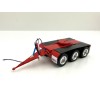 Iconic Replicas - Custom Transport Equipment CTE Tri-Axle Road Train Dolly Red - Scale 1:50