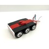 Iconic Replicas - Custom Transport Equipment CTE Tri-Axle Road Train Dolly Red - Scale 1:50