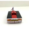 Iconic Replicas - Custom Transport Equipment CTE Tri-Axle Road Train Dolly Red - Scale 1:50