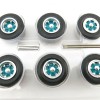 Iconic Replicas - Spider Wheels Set TOLL Green - Scale 1:50
