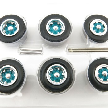 Iconic Replicas - Spider Wheels Set TOLL Green - Scale 1:50