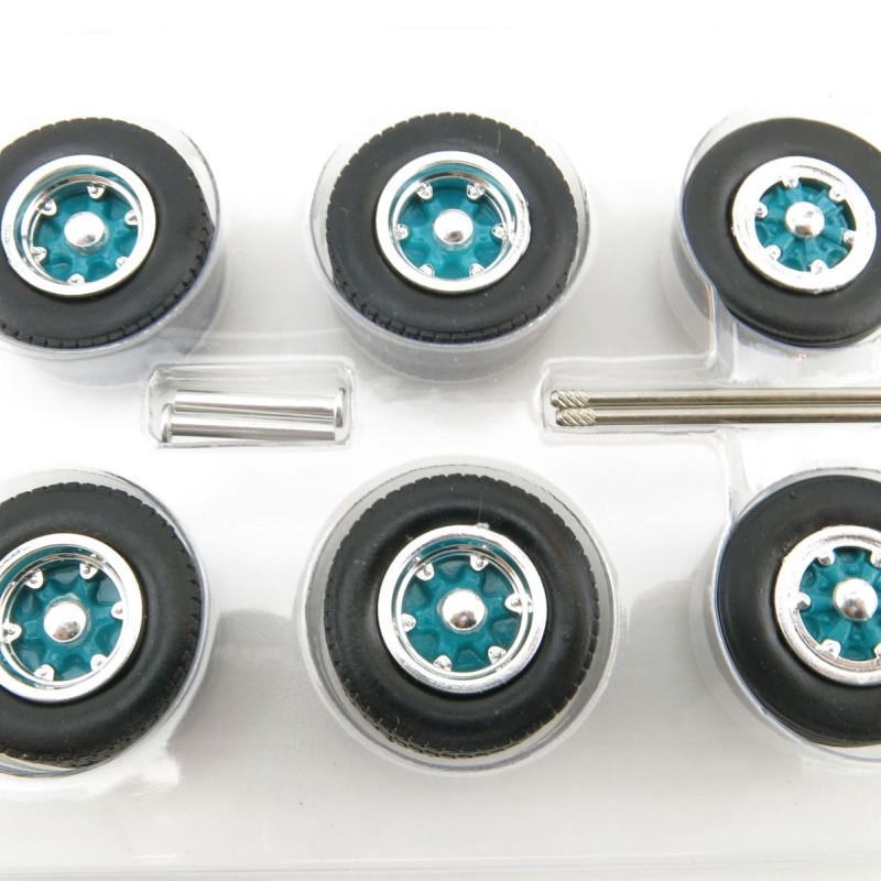 Iconic Replicas - Spider Wheels Set TOLL Green - Scale 1:50