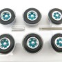 Iconic Replicas - Spider Wheels Set TOLL Green - Scale 1:50