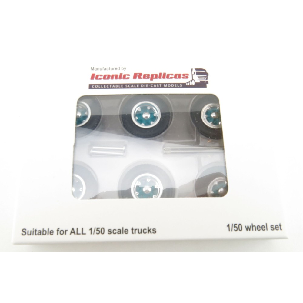 Iconic Replicas - Spider Wheels Set TOLL Green - Scale 1:50