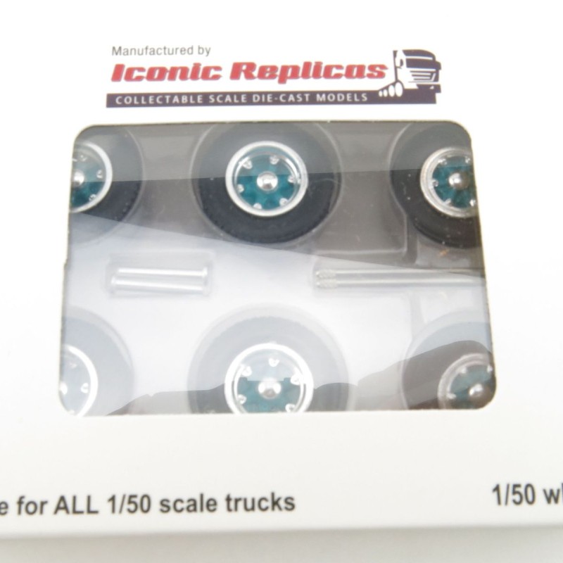 Iconic Replicas - Spider Wheels Set TOLL Green - Scale 1:50