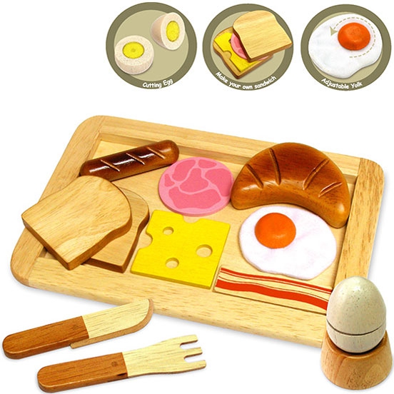I'm Toy 97140 - Wooden Breakfast Set