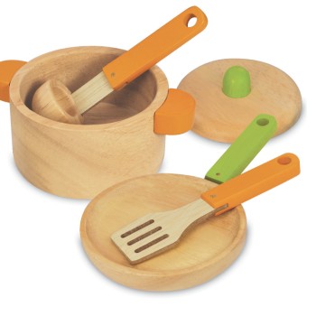 I'm Toy 97470 - Wooden Cooking Set