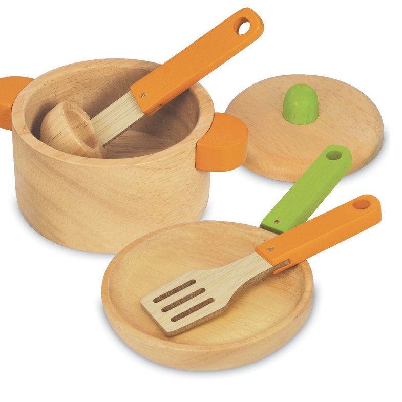 I'm Toy 97470 - Wooden Cooking Set