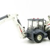 KDW - Kaidiwei White Backhoe Loader Scale 1:50