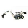 KDW - Kaidiwei White Backhoe Loader Scale 1:50