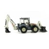 KDW - Kaidiwei White Backhoe Loader Scale 1:50