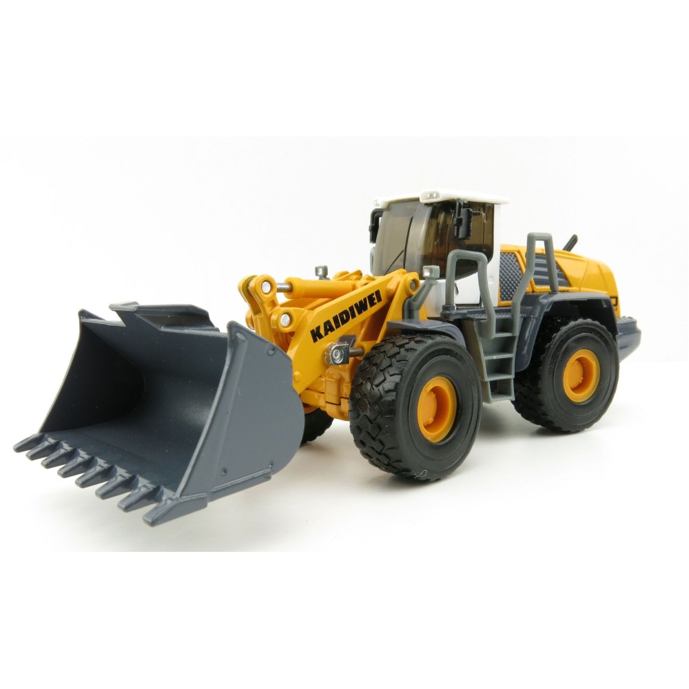 KDW - Kaidiwei Yellow Four Wheel Loader Scale 1:50