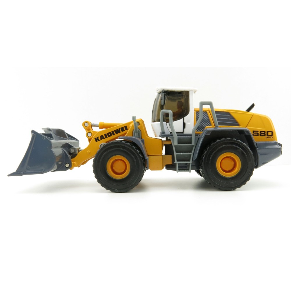 KDW - Kaidiwei Yellow Four Wheel Loader Scale 1:50