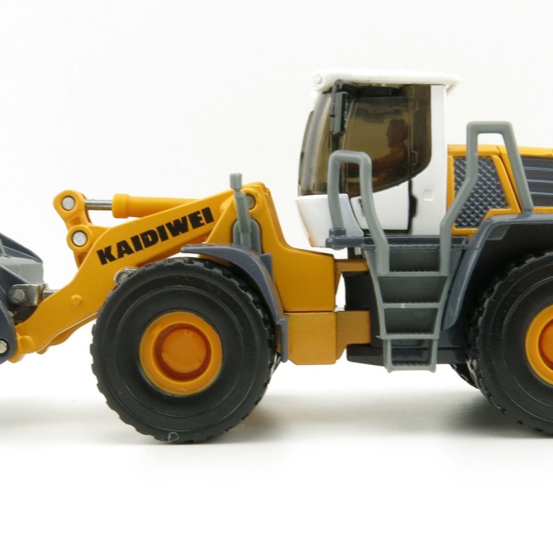 KDW - Kaidiwei Yellow Four Wheel Loader Scale 1:50