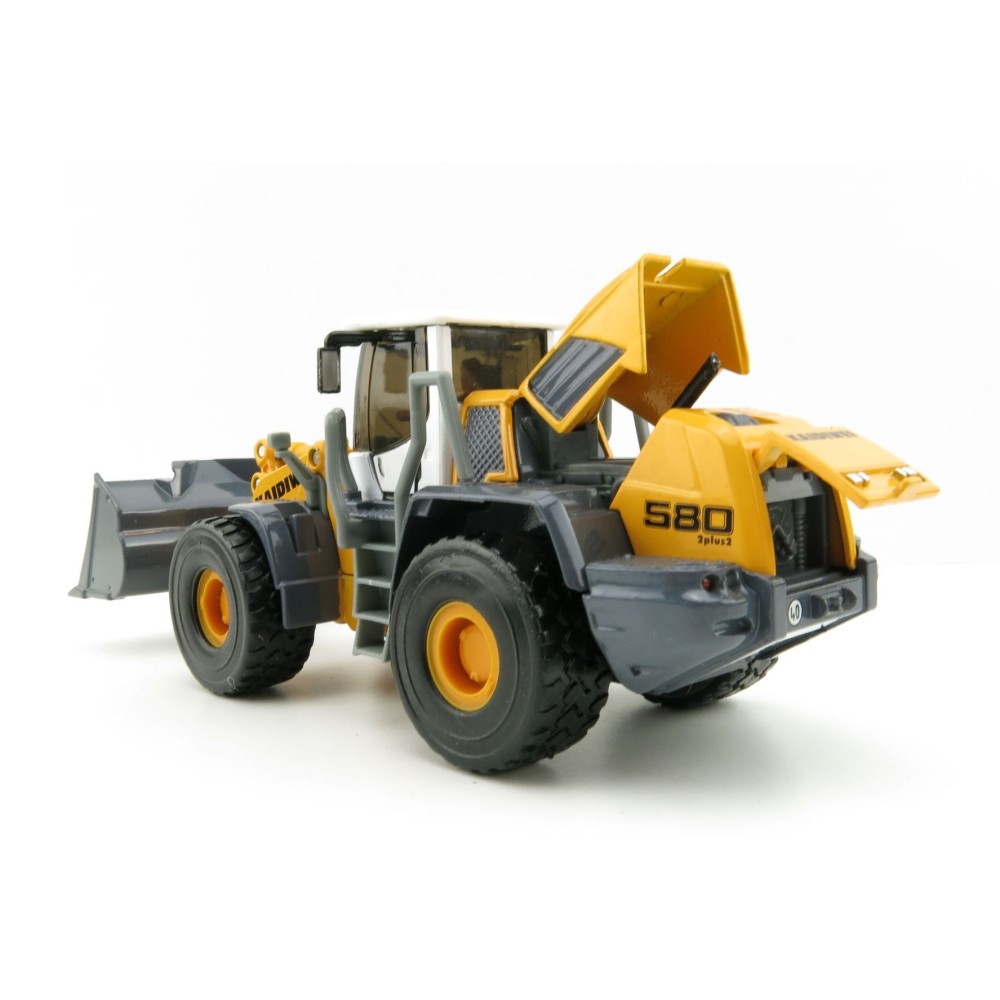 KDW - Kaidiwei Yellow Four Wheel Loader Scale 1:50