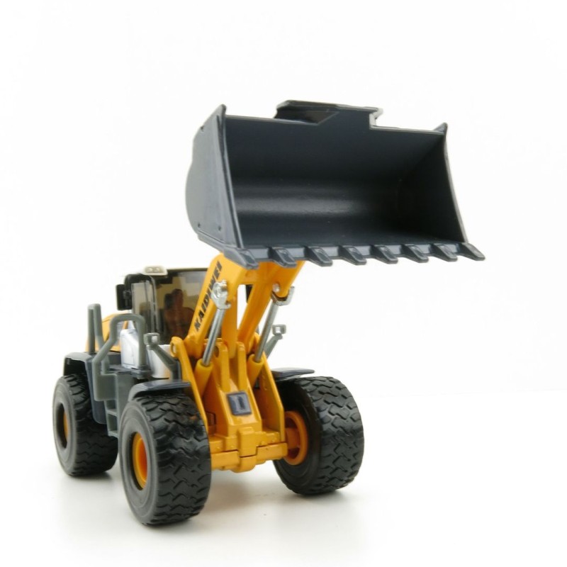 KDW - Kaidiwei Yellow Four Wheel Loader Scale 1:50