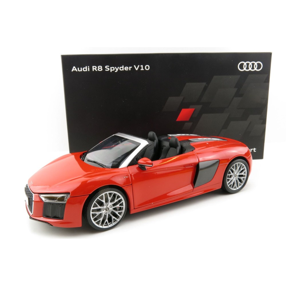 iScale 5011618552 - Audi R8 Spyder V10 Dynamite Red - Scale 1:18