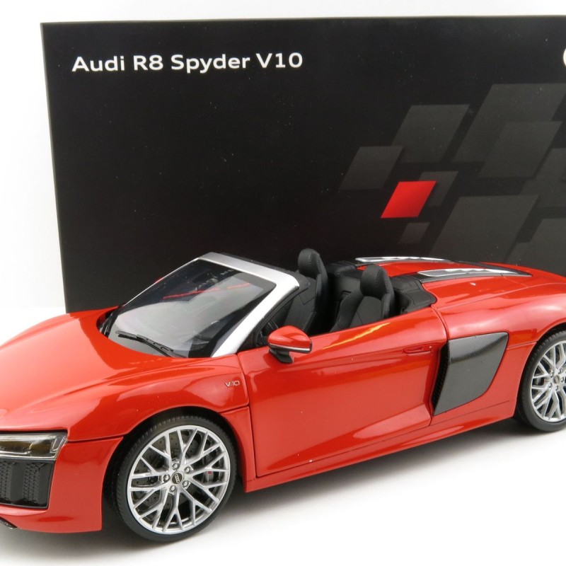 iScale 5011618552 - Audi R8 Spyder V10 Dynamite Red - Scale 1:18