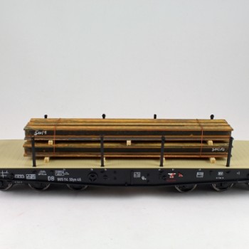 Ladegueter Bauer 01003 - Rusted H Steel Profile Beams - Scale 1:50