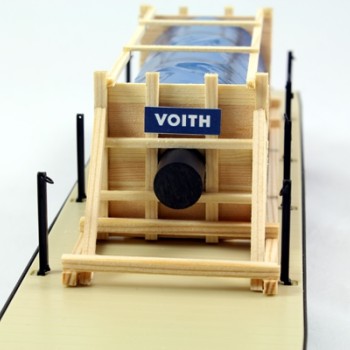 Ladegueter Bauer 01015 - Drying Cylinder for Paper Factory in Transport Frame - Scale 1:50