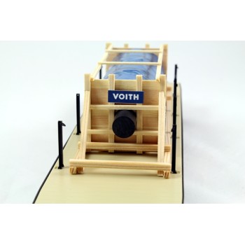 Ladegueter Bauer 01015 - Drying Cylinder for Paper Factory in Transport Frame - Scale 1:50