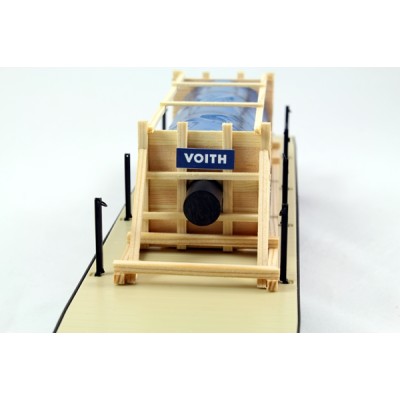 Ladegueter Bauer 01015 - Drying Cylinder for Paper Factory in Transport Frame - Scale 1:50