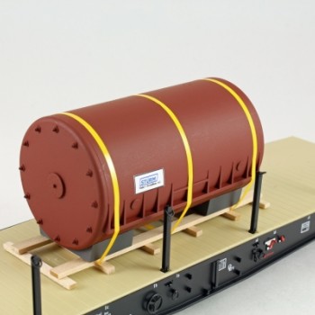 Ladegueter Bauer 01036 - Small Tank on Transport Frame - Scale 1:50